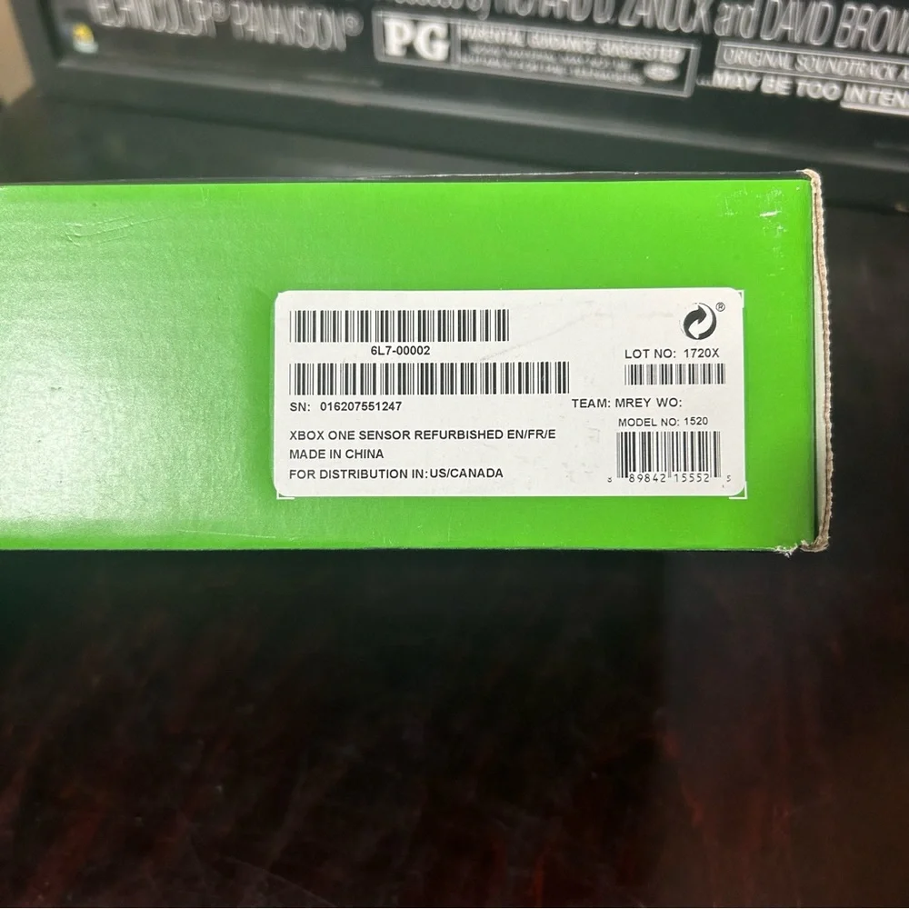 Microsoft Xbox One Kinect Sensor Bar Black Model 1520 Genuine Open Box Untested